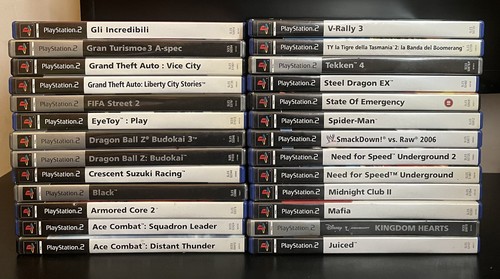 Stock giochi ps2 scegli - scegli, il